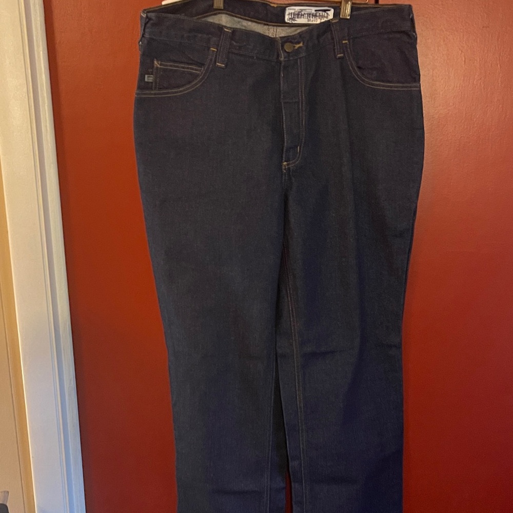 Carhartt Men's Dark Blue Relaxed Jeans 36x32